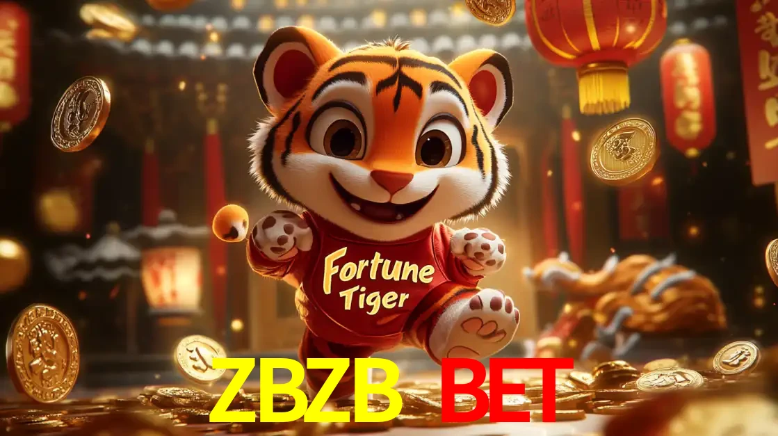 O alegre personagem do Fortune Tiger correndo sobre um caminho de moedas de ouro, simbolizando os grandes prêmios e a diversão do popular jogo de slot do ZBZB BET.